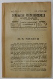FOAIA TINERIMII , REVISTA BILUNARA , NR. 3 , APARUTA LA BUCURESTI , 1919