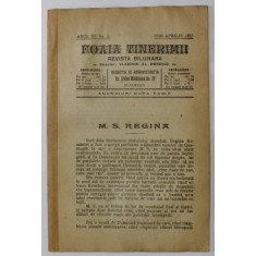 FOAIA TINERIMII , REVISTA BILUNARA , NR. 3 , APARUTA LA BUCURESTI , 1919