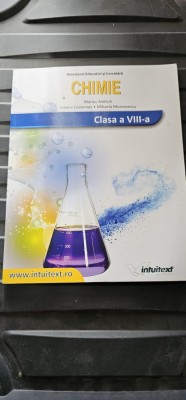 CHIMIE CLASA A VIII A MARIUS ANDRUH , IULINA COSTENIUC , MIHAELA MORCOVESCU foto
