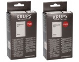 Set solutie decalcifiere GROUPE SEB F054001A pentru espressor Krups, 4 plicuri solutii decalcifiere + 2 testere