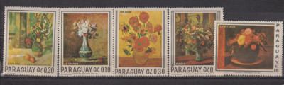 PARAGUAY 1967 PICTURA MI. 11729-1733 MNH foto