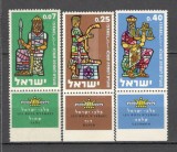 Israel.1960 Sarbatori evreiesti:Regi din Vechiul Testament-cu tabs MI.38