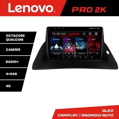 Navigatie Renault Kangoo Android radio gps internet 8 core QLED 2K 4+64 360 Lenovo CarStore Technology