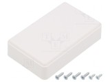 Carcasă Universală ABS Albă 49x80x22mm