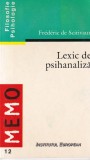 Lexic Psihanaliza Frederic de Scitivaux - Institutul European, Psihologie, Limba Romana, Brosata