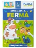 Animalele de la ferma. Povesti cu puzzle/***