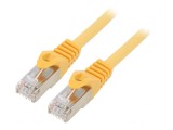 Patch Cord S/FTP 6A LSZH Galben 1m Cablexpert, Gembird