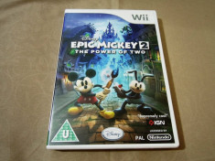 Joc Disney Epic Mickey 2 the power of two, wii, original foto