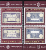 ROMANIA 2010 LP 1877 B.N.R. A ROMANIEI-130 ANI INFIINTARE SERIE+TETE BECHE MNH, Nestampilat