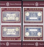 ROMANIA 2010 LP 1877 B.N.R. A ROMANIEI-130 ANI INFIINTARE SERIE TETE BECHE MNH, Nestampilat