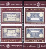 ROMANIA 2010 LP 1877 B.N.R. A ROMANIEI-130 ANI INFIINTARE SERIE+TETE BECHE MNH, Nestampilat