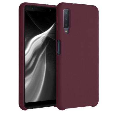 Husa pentru Samsung Galaxy A7 (2018), Silicon, Violet, 47730.190, kwmobile foto