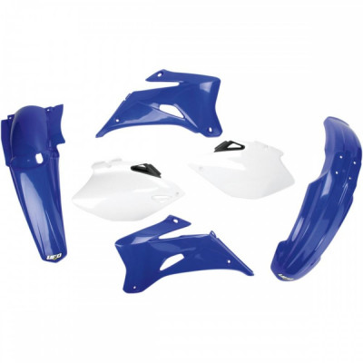 Kit plastice Yamaha YZF250-450 2006-09, albastru/alb, culoare OEM Cod Produs: MX_NEW 14030256PE foto