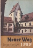 Calendar Neuer Weg 1989 Almanah Carti Germana Brosat 192 Pagini Dimensiune 16x24cm
