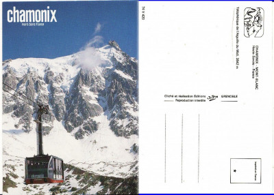 Ilustrata Franta- Chamonix foto