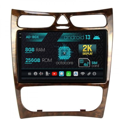 Navigatie Mercedes Benz CLK W209 (2000-2005), Android 13, X-Octacore 8GB RAM + 256GB ROM, 9.5 Inch - AD-BGX9008+AD-BGRKIT416V4 foto