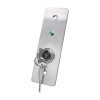 Buton de iesire cu cheie, montaj ingropat, inox, LED, NO-NC-COM, 115 x 40 mm CSK-408SLED, Csaccess