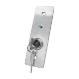 Cumpara ieftin Buton de iesire cu cheie, montaj ingropat, inox, LED, NO-NC-COM, 115 x 40 mm CSK-408SLED