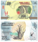 SV * Madagascar 200 ARIARY / 1000 FRANCS 2017 * UNC