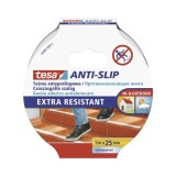 Banda adeziva antialunecare, transparent, 5m x 25mm - Tesa 55587
