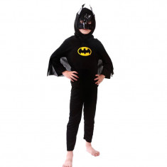 Costum serbare pentru copii, model Batman, marimea 5-7 ani, negru foto