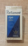 Pachet PLIN cu tigari PARLIAMENT anii 1980, MADE IN USA