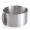 Inel ajustabil din inox, argintiu