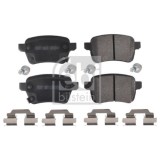 Set placute frana disc Fiat 500L; Opel Adam, Corsa E Motor 1.0, 1.0, 1.2, 1.2, 1.2, 1.3 Cdti, 1.3 Cdti, 1.4, parte montare puntea spate, lungime