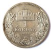 Ungaria 1 Coroana 1894 Argint VF+ Moneda Korona Argint