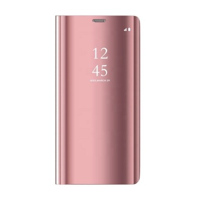 Husa XIAOMI Redmi Note 8 Pro - Flip Wallet Clear (Roz) foto
