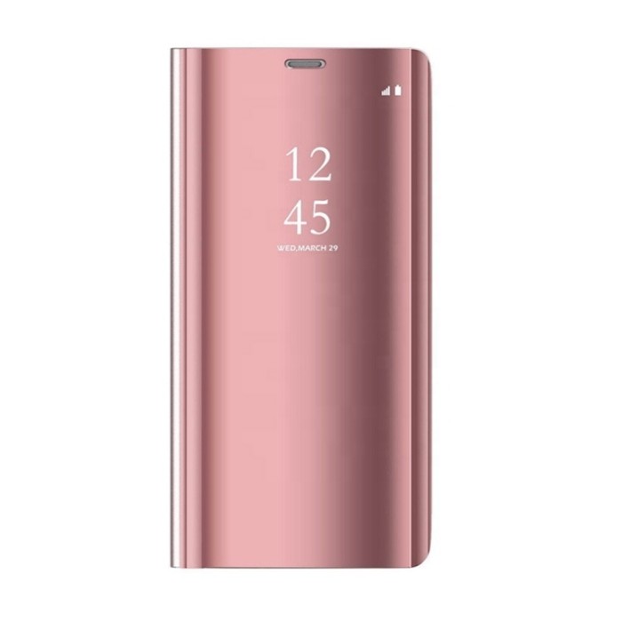Husa XIAOMI Redmi Note 8 Pro - Flip Wallet Clear (Roz)