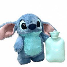 Jucarie/Perna de Plu? Termo cu Pungu?a Apa Calda/Rece, 400mL Terapie Termica Pentru Dureri Musculare/Menstruale/Crampe ?i Relaxare, Warm Hug Stich,Des foto