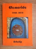 RARA, Tabele de efemeride 1940-2010 EFEMERIDE Dan Ciuperca