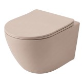 Vas WC suspendabil REA Carlo Mini Tornado Mocca Matt