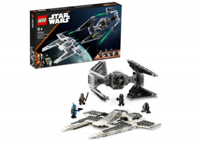 LEGO Fang Fighter mandalorian vs TIE Interceptor Quality Brand foto