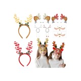Set de diademe cu coarne de ren pentru Crăciun