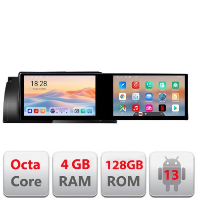 Navigatie BMW E39 si E53 Kit-082 Edotec 2 ecrane 8 core 4+128 21.6 inch Incell android Wifi 5Ghz gps internet CarStore Technology foto