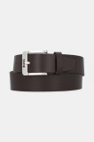 BOSS curea de piele barbati, culoarea maro, 50512795