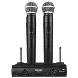 Set 2 microfoane wireless, profesionale, WEISRE PGX-58 foto