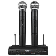 Set 2 microfoane wireless, profesionale, WEISRE PGX-58 foto