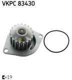 SKF VKPC 83430 Pompă de apă, răcire motor