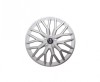 Set 4 Capace Roți Argintii EVO 15 Inch ALM - Accesorii Auto Jante Oțel - Plastic ABS Durabil, Montaj Ușor