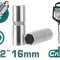 Cheie de bujii TOTAL - 16mm INDUSTRIAL