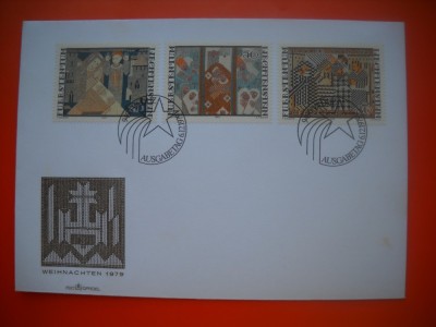 HOPCT PLIC FDC S NR 509 CRACIUN 1979 - LIECHTENSTEIN foto