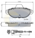 Set placute frana,frana disc FORD KA (RU8) (2008 - 2016) COMLINE CBP2509