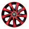 Set 4 capace roti Drift extra red R15 pentru gama Dacia