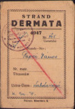 HST A1389 Legitimație ștrand Dermata Cluj 1947 fotbalist Papai Janos