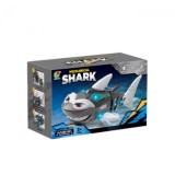 Jucarie Mechanical Shark, Robotica Interactiva cu Sunet si Lumina
