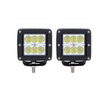 Set 2 x proiectoare auto 130W/set LED, 10/30V, 6500K, Universal