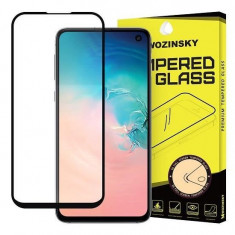 Folie Sticla Samsung Galaxy S10e Wozinsky 5D Full Glue Neagru foto